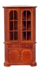 (image for) Arts & Crafts Style 19th Century Corner Cabinet - Walnut