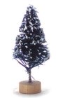 (image for) Hemp Pine Tree 1in w/ Snow 12pc