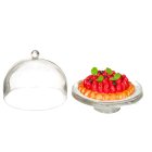 (image for) Fruit Tart on Glass Domed Stand