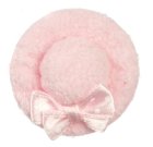 (image for) Velvet Hat w/ Bow - Pink