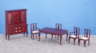 (image for) Mahogany Dining Room Set - 6pc