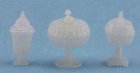 (image for) 3 Milk Glass Candy Dishes