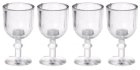 (image for) 4pc Clear Stemware Empty