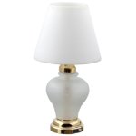 (image for) LED White Glass Table Lamp