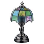 (image for) LED Nickel Tiffany Table Lamp