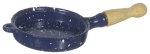 (image for) Blue Splatterware Frying Pan