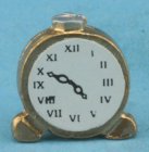 (image for) Gold Alarm Clock w/ Roman Numerals