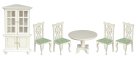 (image for) White Dining Room Set - 6pc