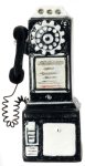 (image for) 1950s Black Payphone