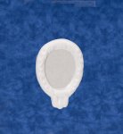 (image for) Oval Bath Mirror Porcelain