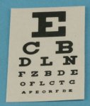 (image for) Miniature Eye Chart