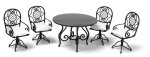 (image for) Black Table Set - 5pc