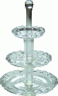 (image for) 3 Tiered Glass Dessert Stand