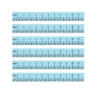 (image for) School Ruler Blue 6pc