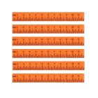 (image for) School Ruler Orange 6pc