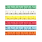 (image for) School Ruler Assorted Colors 6pc