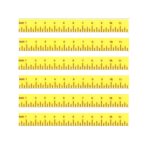 (image for) School Ruler Yellow 6pc