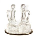 (image for) Oil & Vinegar Cruet Set on Tray