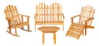 (image for) Adirondack Furniture Set - Oak - 5pc