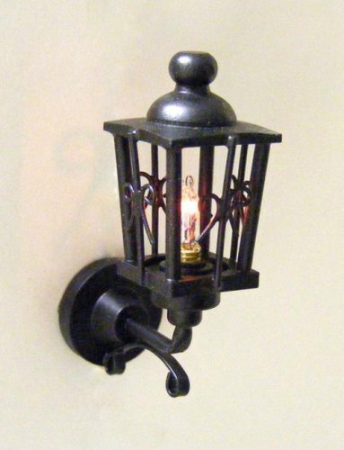 (image for) Ornate Black Coach Lamp 12v