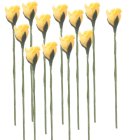 (image for) 1/2in Scale 1dz Yellow Rose Stems