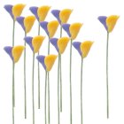 (image for) 1dz Purple & Yellow Pansy Stems