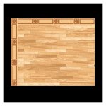 (image for) 1/2in Scale Parallel Parquet Wood Flooring Sheet