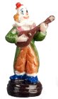 (image for) Clown w/ Banjo Figurine on Base