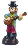 (image for) Monkey w/ Banjo Figurine on Base