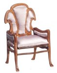 (image for) Walnut Guadie Art Noveau Chair