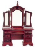 (image for) Mahogany Vanity w/ Mirror