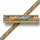 (image for) 1/2in Scale Blue & Gold Greek Wallpaper Border Sheet