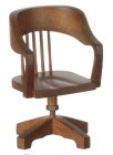 (image for) Swivel Desk Chair - Walnut