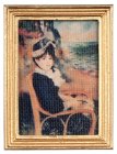 (image for) Victorian Girl Sitting Framed Painting