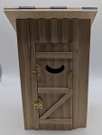 (image for) Unfinished Old Fashioned Outhouse 2 Seater