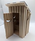 (image for) Unfinished Old Fashioned Outhouse 2 Seater