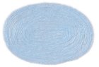 (image for) Baby Blue Oval Rug