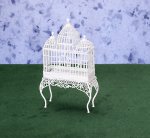 (image for) White Wire Birdcage