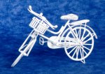 (image for) White Wire Bicycle