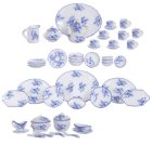 (image for) Blue & White Tea Set 50pc