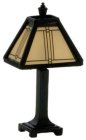 (image for) Craftsman Tiffany Lamp Black 12v