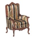 (image for) Victorian Upholstered Armchair - Walnut