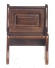 (image for) Short Deacons Bench - Walnut