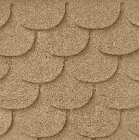 (image for) Desert Sand Fishscale Asphalt Shingles 157 Square Inches