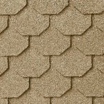 (image for) Desert Sand Hex Asphalt Shingles 157 Square Inches