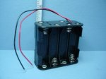 (image for) AA Size 8 Battery Holder w/ Wires 12v