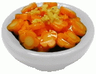 (image for) Fancy Sliced Carrots in White Bowl