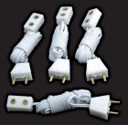 (image for) Single Receptacle w/ Wire and Plug 4pc