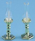 (image for) Polished Gold Candlesticks Pair