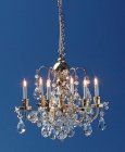 (image for) 6 Arm Renaissance Crystal Chandelier 12v